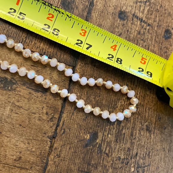 Pink quartz, long necklace - Picture 3 of 5